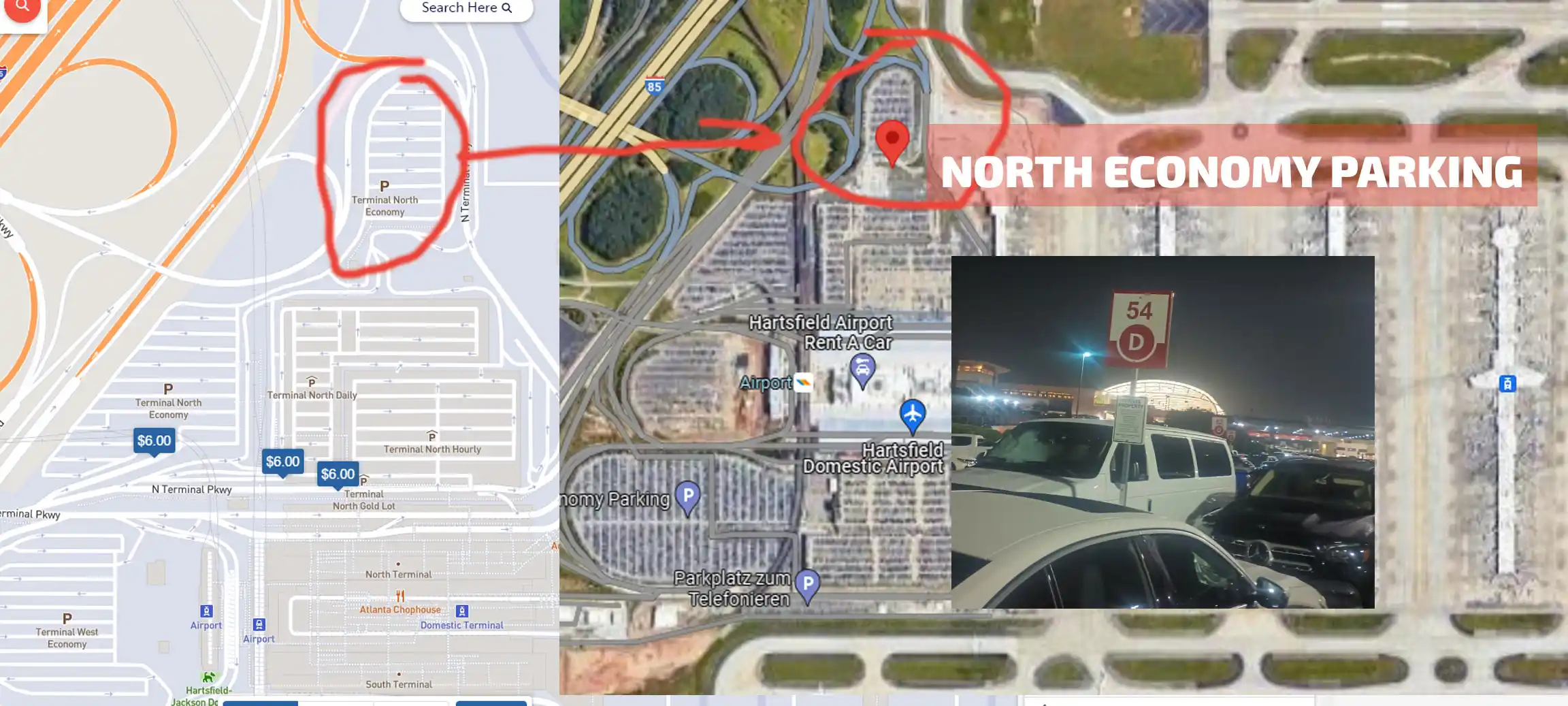 North economy Parking atlanta airport